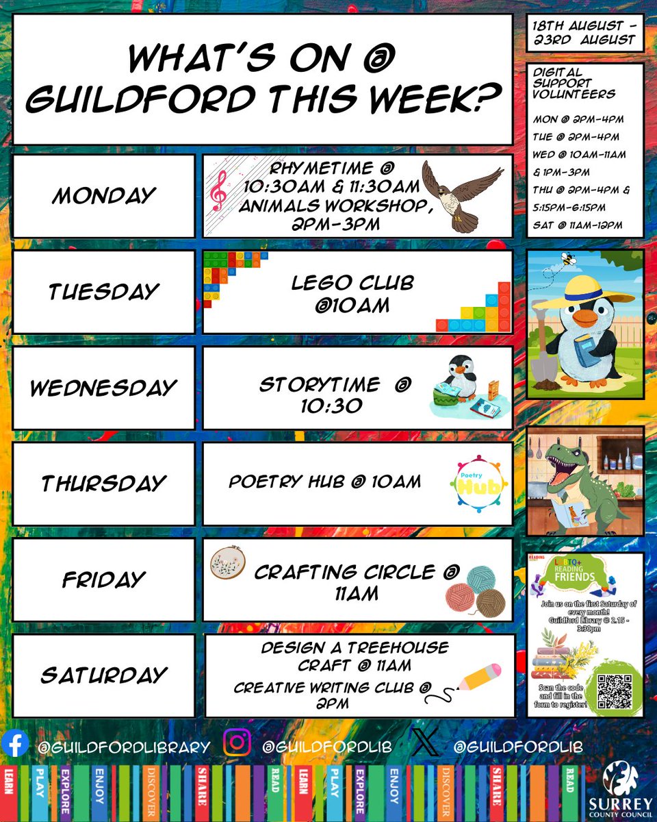 Guildford Library tweet media