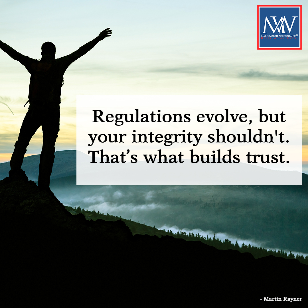 Regulations may change with time, but one thing that should always remain constant is your integrity. Staying true to your values is what builds lasting trust and credibility. 💡

#MondayMotivation #Integrity #Trust #Leadership #BusinessGrowth #SuccessMindset #MondayMorning