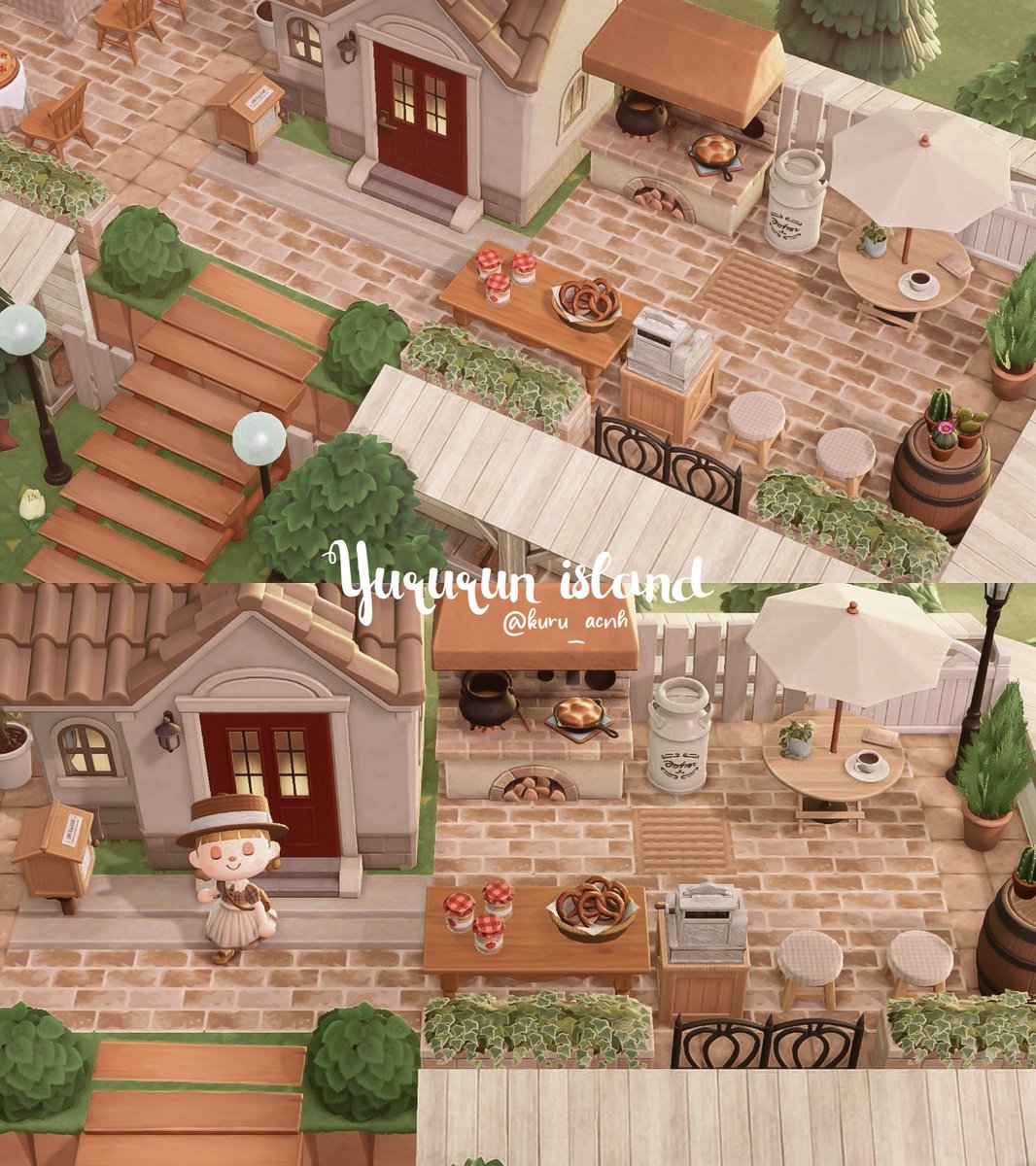 ピザ屋の右側♪

#あつ森 #あつまれどうぶつの森 #acnh