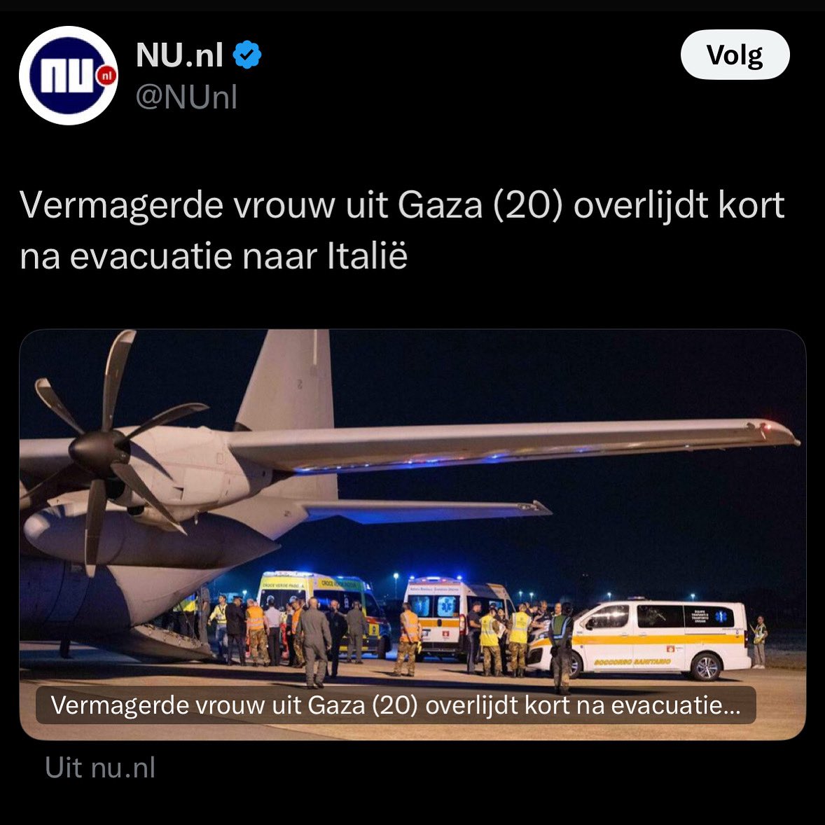 Hoe werkt dat eigenlijk achter de schermen, dat klakkeloos overtikken van buitenlandse, niet-geverifieerde artikelen en Hamas propaganda?

<a href="/NOS/">NOS</a> <a href="/nrc/">NRC</a> <a href="/RTLnieuws/">RTL Nieuws</a> <a href="/NUnl/">NU.nl</a>
