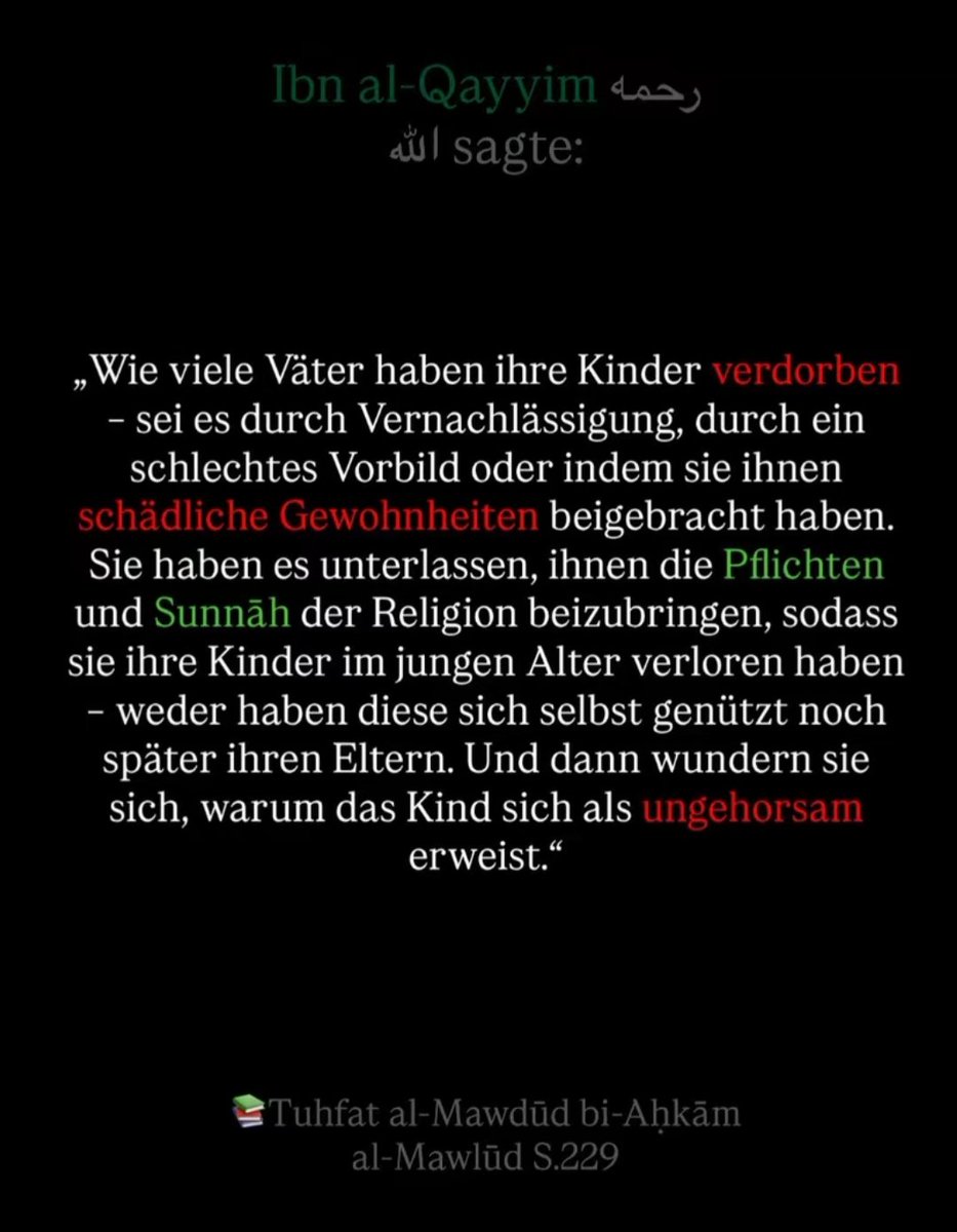 #Vorbilder #Aussagen #Väter #Familie #Islam #Sunnah
