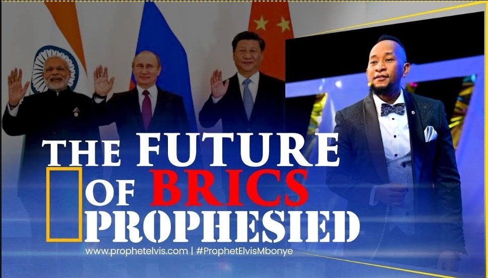 Apostle Fidel Sankara (@ap_fidelsankara) on Twitter photo THE FUTURE OF BRICS PROPHESIED
In a world of shifting alliances, one voice stood firm. On January 7, 2025, <a href="/Prophet_elvis/">Prophet Elvis Mbonye</a> Mbonye prophesied India’s instability within BRICS —Brazil, Russia, India, China, and South Africa—and its alignment with Trump and the West. True to his THE FUTURE OF BRICS PROPHESIED
In a world of shifting alliances, one voice stood firm. On January 7, 2025, <a href="/Prophet_elvis/">Prophet Elvis Mbonye</a> Mbonye prophesied India’s instability within BRICS —Brazil, Russia, India, China, and South Africa—and its alignment with Trump and the West. True to his
