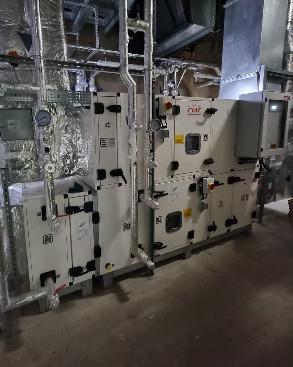 iac_systems's tweet image. This iACS SMART panel is now driving CIAT AHU performance, optimising airflow, heating &amp;amp; control in a tight plant space. Built for efficiency. Installed to perform!

#HVAC #AHU #SmartControls #iACS #BuildingPerformance #Engineering #AirHandlingUnit