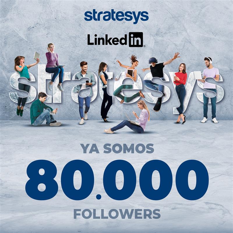 ¿Conoces las últimas novedades de <a href="/stratesys/">stratesys</a> ? ¿Estás al tanto de toda nuestra actualidad? ¿Eres ya un@ de l@s 80.000 seguidor@s que desde esta semana forman parte de nuestra comunidad en #Linkedin?