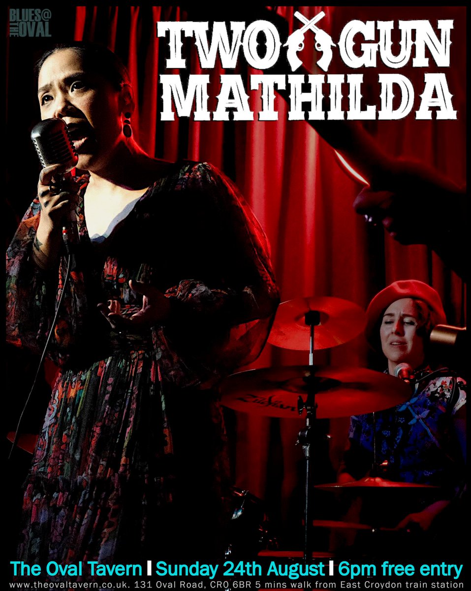 Next up - Two Gun Mathilda #bluesmusic #croydon