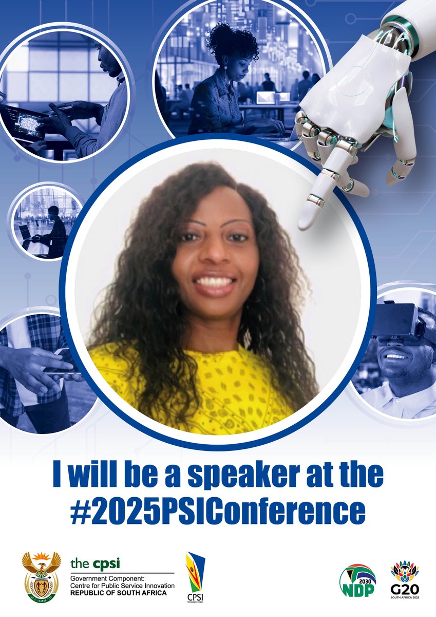 CPSI South Africa (@cpsi_sa) on Twitter photo Register to attend the <a href="/cpsi_sa/">CPSI South Africa</a>
#2025PSIConference and #DevCon !! Joining the speakers is Ms @Rudzani Negondeni from <a href="/GautengHealth/">Gauteng Health</a>
<a href="/Geekulcha/">G E E K U L C H A 🇿🇦</a>
<a href="/thedpsa/">DPSA</a>
@thensgZ
<a href="/VukuzenzeleNews/">Vuk'uzenzele</a> Register to attend the <a href="/cpsi_sa/">CPSI South Africa</a>
#2025PSIConference and #DevCon !! Joining the speakers is Ms @Rudzani Negondeni from <a href="/GautengHealth/">Gauteng Health</a>
<a href="/Geekulcha/">G E E K U L C H A 🇿🇦</a>
<a href="/thedpsa/">DPSA</a>
@thensgZ
<a href="/VukuzenzeleNews/">Vuk'uzenzele</a>
