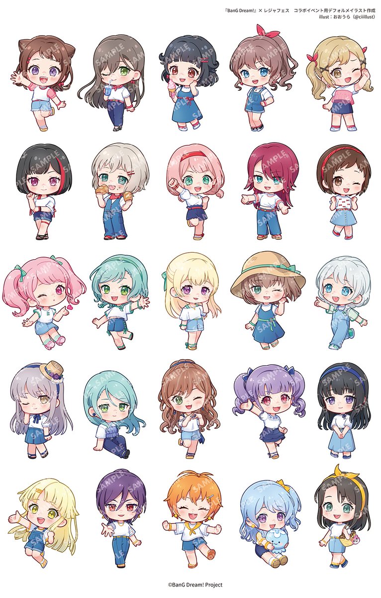 ◤お仕事のお知らせ◢　（2/1）
『BanG Dream! Dream Vacation 』
コラボイベント用のミニキャライラストを制作させていただきました✨
詳細は引用元から⬇
# バンドリ