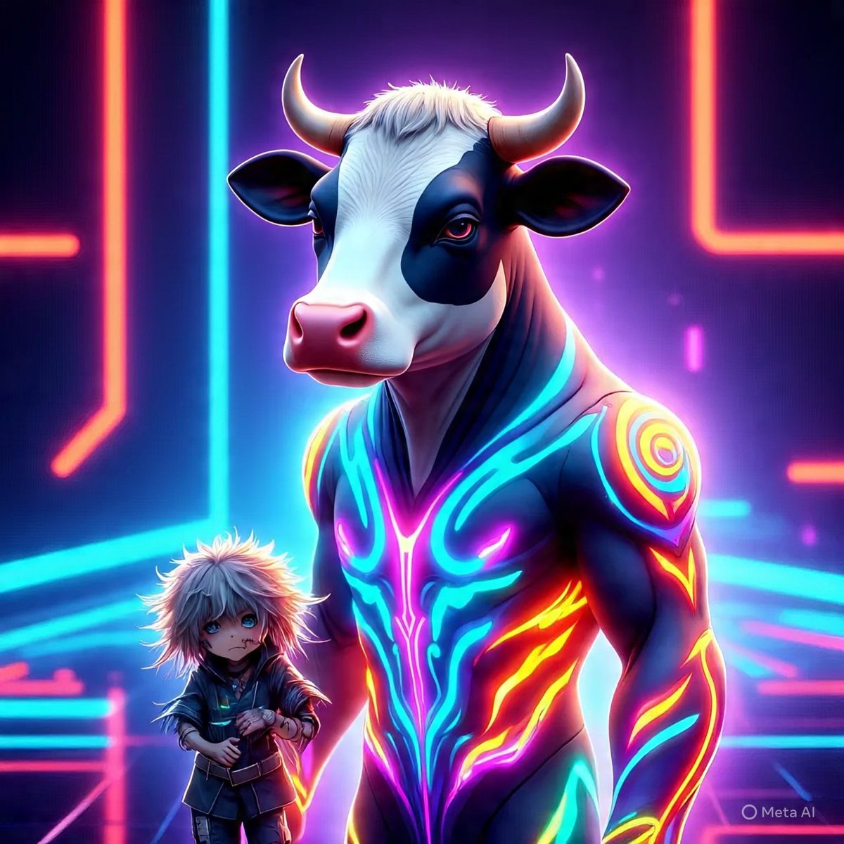 Once upon a time, in a lush green meadow, there lived a cow named Moo-nica. Moo-nica was different from the other cows; she had big dreams. She yearned to graduate into a human being, to walk on two legs, to speak like humans, and to live among them.

One day, a magical fairy