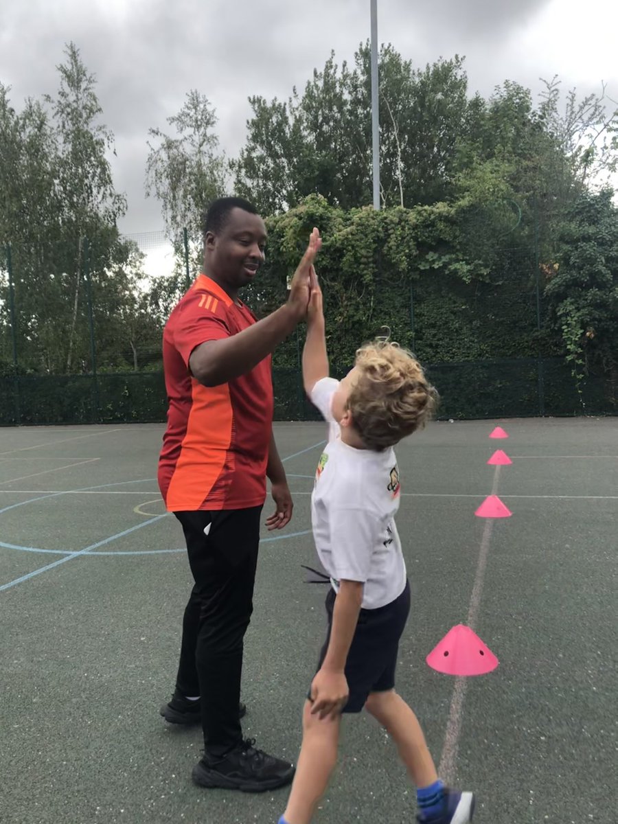 High fives and big smiles 😊