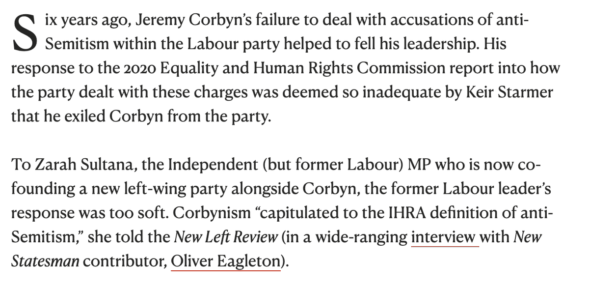 megan kenyon (@meganekenyon) on Twitter photo For <a href="/NewStatesman/">The New Statesman</a>, I wrote about <a href="/zarahsultana/">Zarah Sultana MP</a>'s recent comments in <a href="/NewLeftReview/">New Left Review</a> about Corbynism's capitulation on the IHRA definition of anti-Semitism, her own plans and ideas for the new left movement and ongoing fault lines in YourParty (name tbc). <a href="/NewStatesman/">The New Statesman</a> For <a href="/NewStatesman/">The New Statesman</a>, I wrote about <a href="/zarahsultana/">Zarah Sultana MP</a>'s recent comments in <a href="/NewLeftReview/">New Left Review</a> about Corbynism's capitulation on the IHRA definition of anti-Semitism, her own plans and ideas for the new left movement and ongoing fault lines in YourParty (name tbc). <a href="/NewStatesman/">The New Statesman</a>