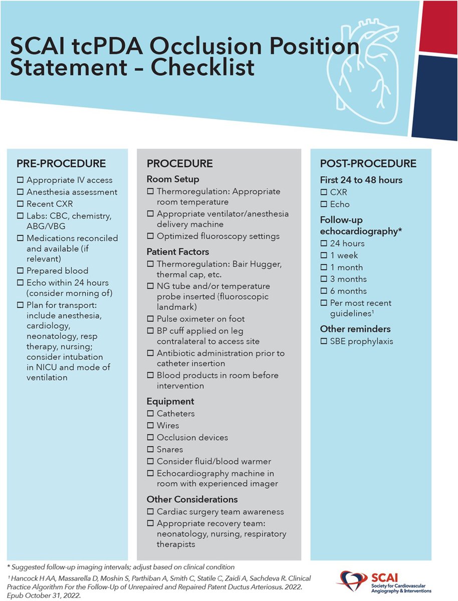 MyJSCAI (@myjscai) on Twitter photo 📢🆕<a href="/SCAI/">SCAI</a> position statement offers guidance to optimize safety, efficacy, & long-term outcomes for premature infants undergoing #PDAClosure👶Read now💡
➡️jscai.org/article/S2772-…
<a href="/asalavitabar/">Arash Salavitabar, MD</a> <a href="/ShyamSathanand1/">Shyam Sathanandam</a> 📢🆕<a href="/SCAI/">SCAI</a> position statement offers guidance to optimize safety, efficacy, & long-term outcomes for premature infants undergoing #PDAClosure👶Read now💡
➡️jscai.org/article/S2772-…
<a href="/asalavitabar/">Arash Salavitabar, MD</a> <a href="/ShyamSathanand1/">Shyam Sathanandam</a>