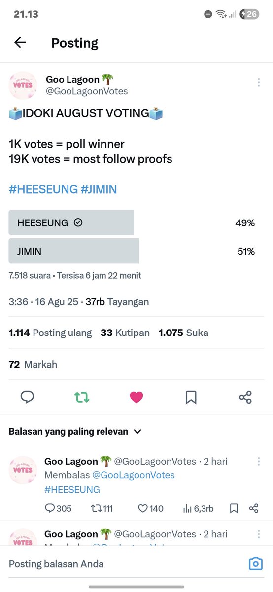 hellomechan's tweet photo. @GooLagoonVotes Done for #HEESEUNG https://t.co/SFZOQU4Jtm