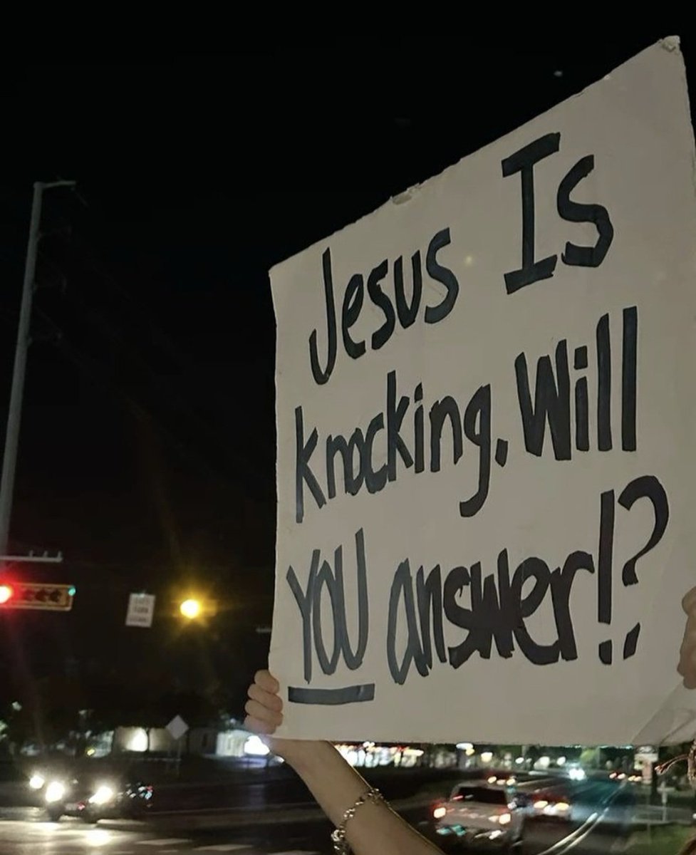 Revelation 3:20 

Here I am! I stand at the door and knock. If anyone hears my voice and opens the door, I will come in and eat with that person, and they with me.