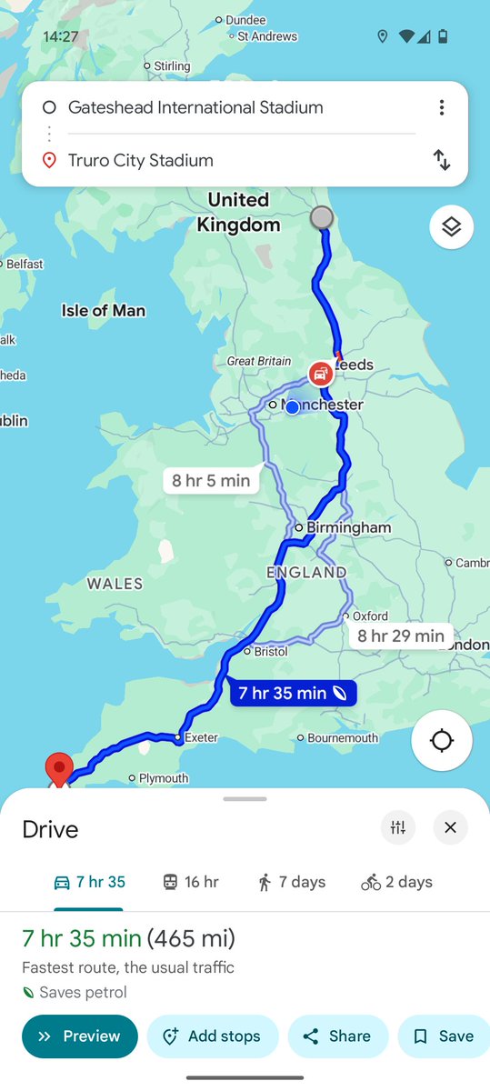 One for the diary for keen Truro fans. Hope it's a 15.00 start! Bon courage!