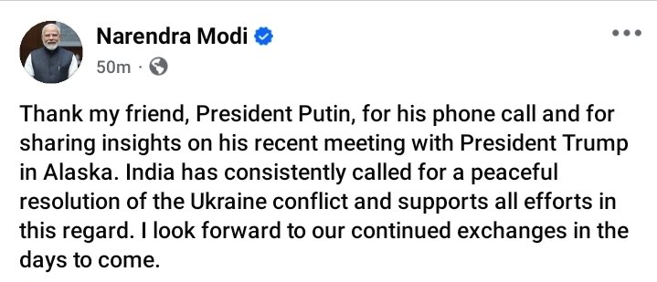 This is power of BRICS.
US pressure tactic has been proved to be a wild goose chase.
Bond between Russia and India will remain intact under any circumstances.
#Russia
#IndiaLovesRussia
#IndiaRussia
#Supernova