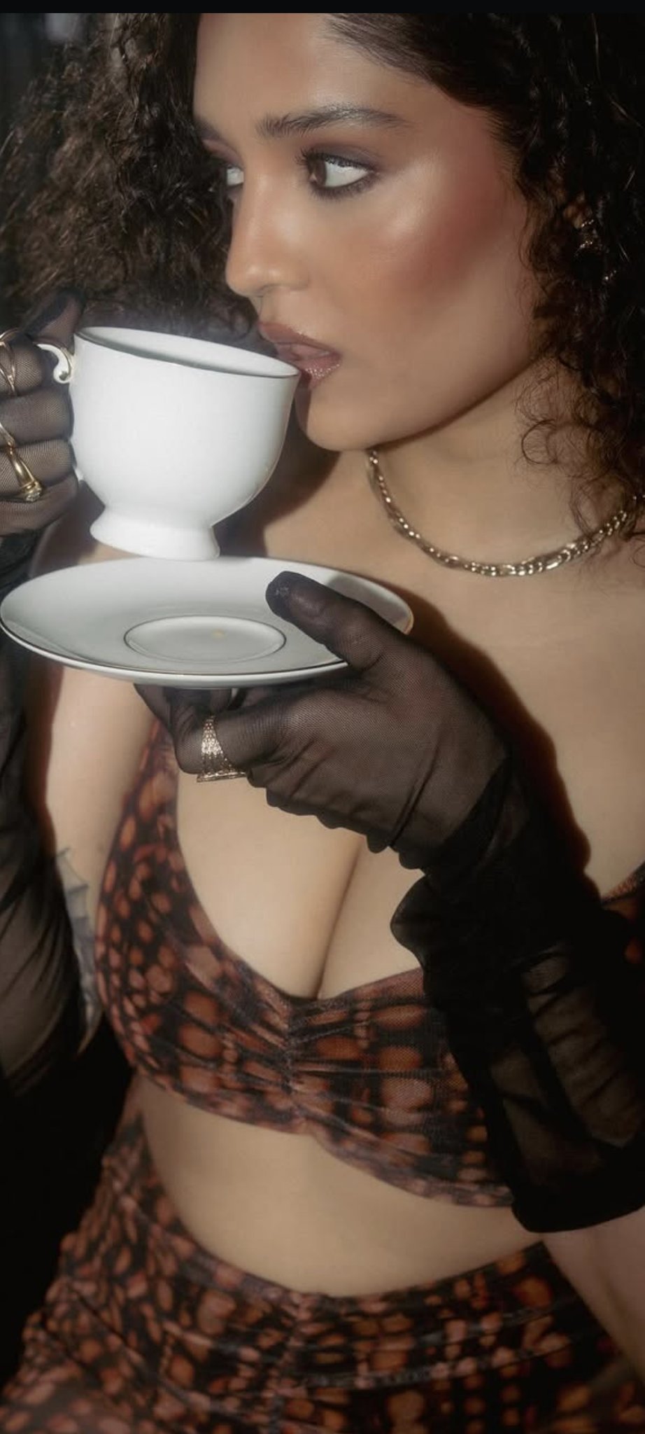 Ritika Singh maxi dress photos  Ritika Singh cleavage in dress  Ritika Singh bold look 2025  Ritika Singh hot pics  Ritika Singh glamorous style