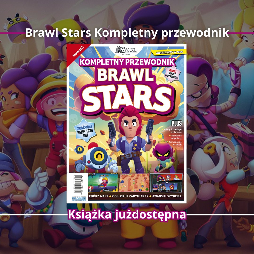 Retallpl's tweet photo. Od dzisiaj w Polsce jest dostępny: Brawl Stars Kompletny przewodnik! Ponad 130 stron porad i trików – od podstaw, przez profile Zadymiarzy, po strategie dla każdego trybu gry. 

#BrawlStars #GryMobilne #Gracze #Esport #BrawlStarsGuide #Brawl https://t.co/Iz7GJqMzxz