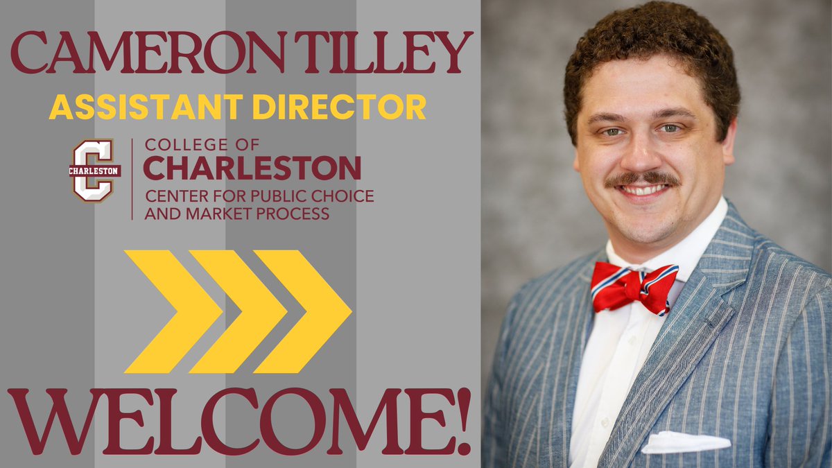 Join us in welcoming Cameron Tilley as our Assistant Director.  Tilley  was a Scholar-in-Residence with The Stephenson Institute for Classical Liberalism at Wabash College, earned his B.A. in mathematical economics from Hampden-Sydney, and his Ph.D. in political science at Duke.