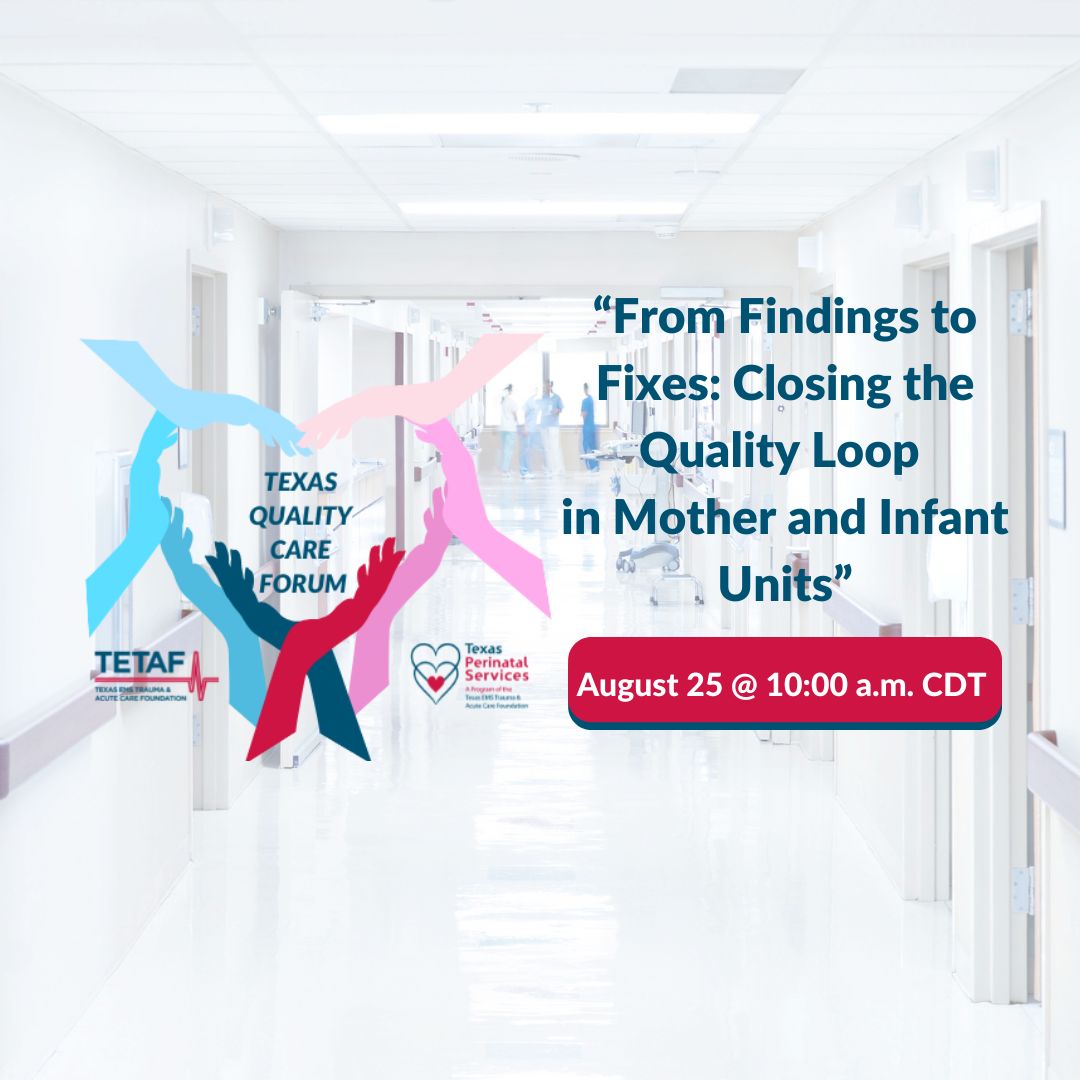 texasperinatal's tweet photo. IN ONE WEEK: Earn CE during the August Texas Quality Care Forum. 

https://t.co/OUzSklKYD2 https://t.co/W4ljoEDRQy
