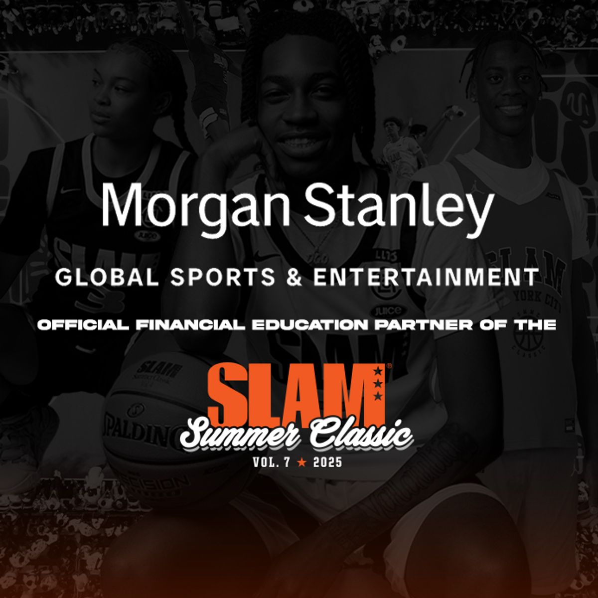 StrachanGroupMS's tweet image. Excited to share that Morgan Stanley Global Sports &amp;amp; Entertainment is the official financial education partner of the 2025 SLAM Summer Classic! We look forward to delivering financial education to this year's all-stars.