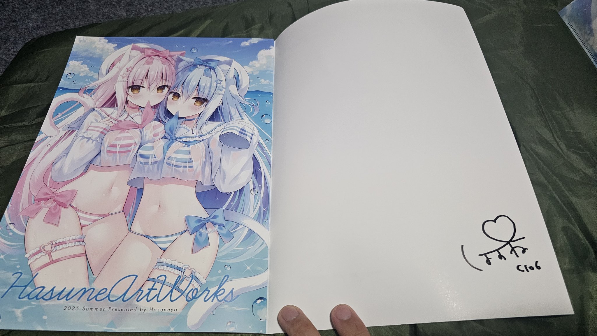 ♡激レア✧はすね先生直筆サインキャンバスアート♡グッズアクスタタペストリーコミケ はすね🎀2日目ア88ab (@hasuroot) / X