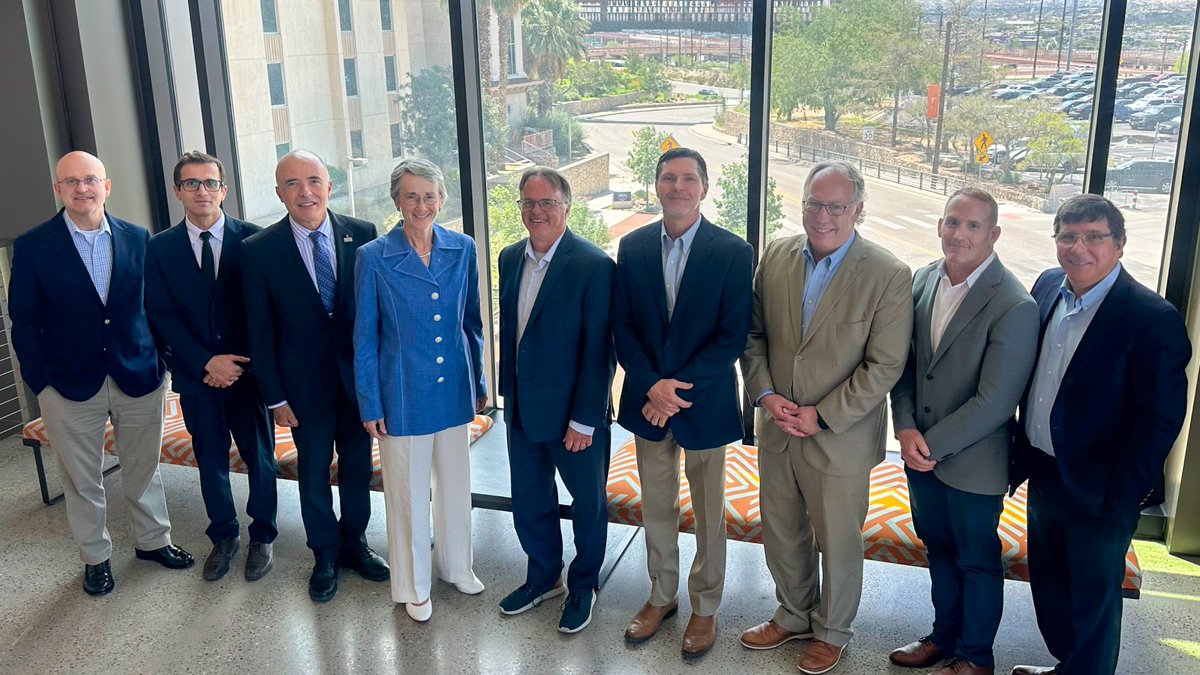 During our visit to El Paso last month, we met with Dr. <a href="/HeatherAnWilson/">Heather Wilson</a>, President of <a href="/UTEP/">UTEP</a>, who shared her priorities: fostering cross-institutional collaboration, building trust with health providers, and aligning research. Thank you, Dr. Wilson, for your time and vision.