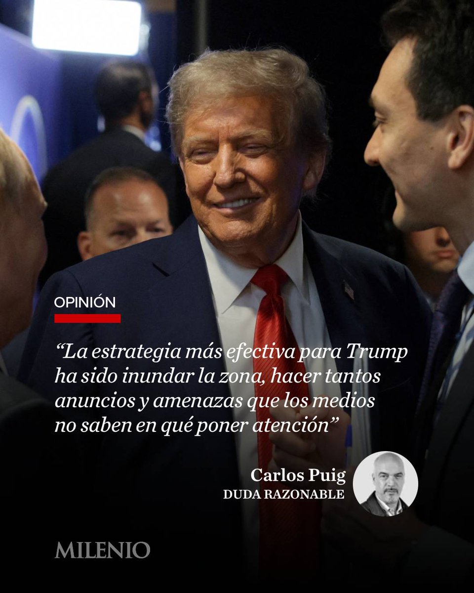 Milenio (@milenio) on Twitter photo #DudaRazonable | “Aranceles y el cambio en el sistema comercial mundial por supuesto que encabezan el torrente, pero siempre dividido por cada país y región, con pausas, amenazas que no se cumplen, otras que sí.”
🖋️ Lee la #opinión de <a href="/puigcarlos/">Carlos Puig</a>
mile.io/3HCcw7C #DudaRazonable | “Aranceles y el cambio en el sistema comercial mundial por supuesto que encabezan el torrente, pero siempre dividido por cada país y región, con pausas, amenazas que no se cumplen, otras que sí.”
🖋️ Lee la #opinión de <a href="/puigcarlos/">Carlos Puig</a>
mile.io/3HCcw7C