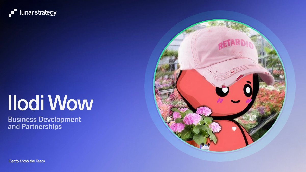Meet <a href="/ilodiwow/">ilodi wow</a>

Our new BD and Partnerships force at Lunar.

Since 2021, she's been active in Web3, helping projects scale through marketing and growth.

Today, she has an audience of nearly 100,000 on X, sharing insights on AI, NFTs, DeFi and more, mixing sharp takes with candid