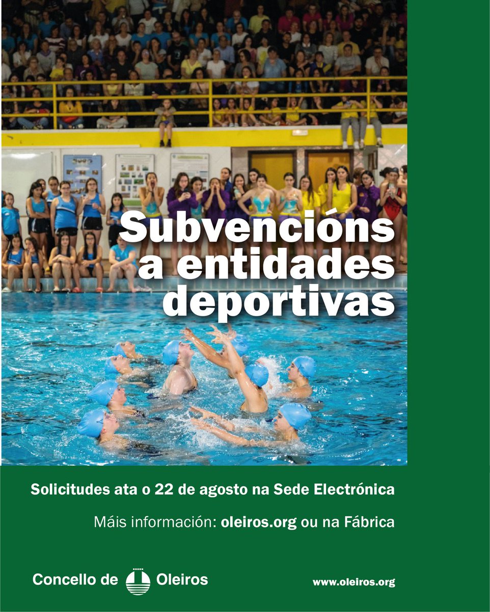 O Concello de Oleiros subvencionará ás entidades deportivas con 97.000 euros oleiros.org/-/o-concello-d…