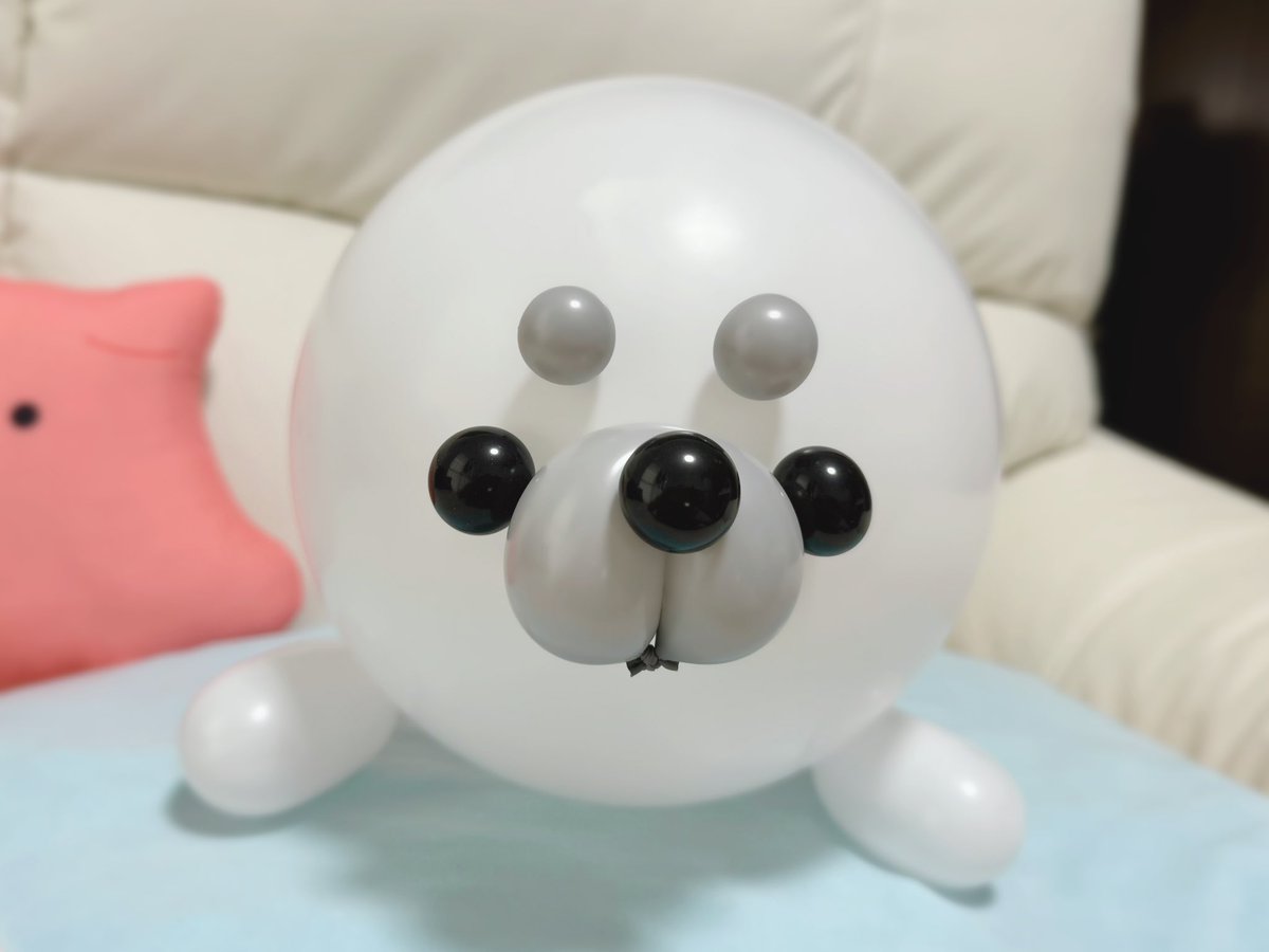 tako_balloon's tweet photo. .

#あざらし 🦭

#バルーン #balloon #バルーンアート #balloonart #風船 #ふうせん #かわいい #九州 #福岡 #fukuoka #バルーンパフォーマー #たこばるーん https://t.co/WEws35e8IC