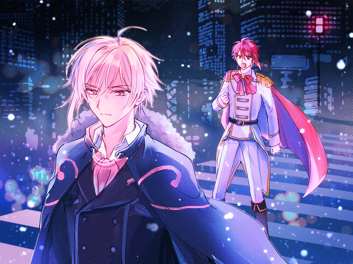 載せてなかったちょっと前に描いた天陸たち
＊３枚目テンプレお借りしてます