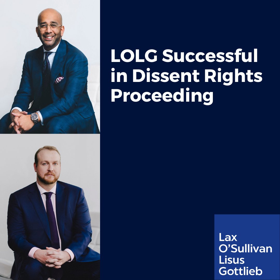 Lax O'Sullivan Lisus Gottlieb LLP tweet media