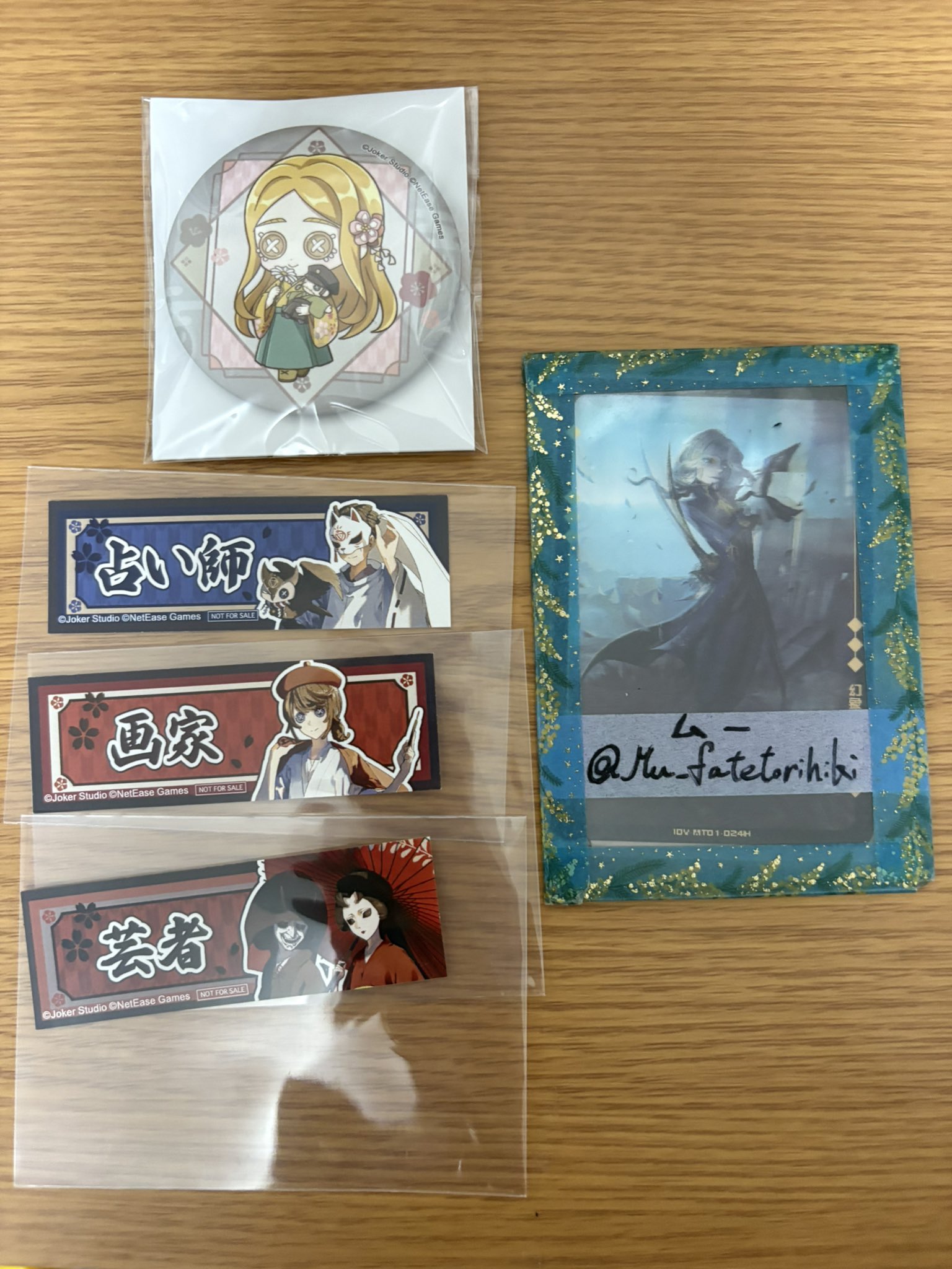 第五人格 少女 和紙缶バッジ 定価セット売り 〜水無月にうつろう古都の旅〜 第五人格 少女 和紙缶バッジ 定価セット売り 〜水無月にうつろう