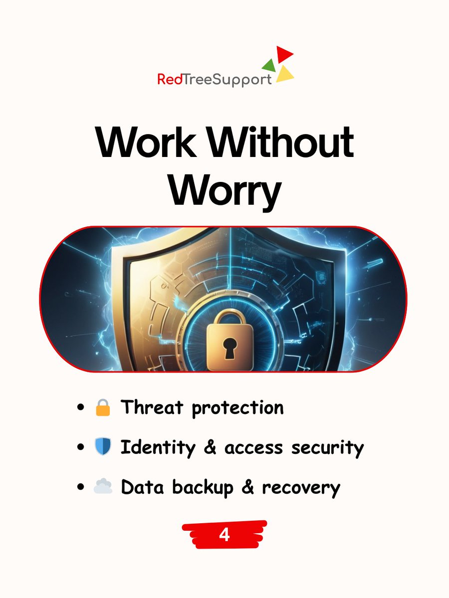 redtreesup2024's tweet image. Work smarter, not harder!
👉 Follow us for weekly cybersecurity tips @redtreesup2024 
🌐 Join us now—visit our website! lnkd.in/gRiEgiWZ…  #RedTreeSupport  #RTS #digitalart #itsolutions #itsolutionsindia #itsupport #cloudservice #techsupport #microsoft365 #itsupportuk