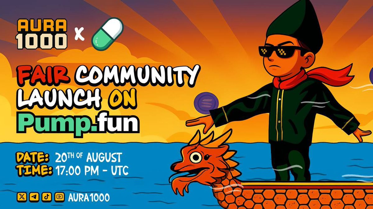 $AURA1000 – Fair Launch on pump.fun | The Meme With a Mission

⚡️ This isn’t just another meme coin. This is a mission.

It started with Boatkid a smile that lit up the world, an aura that touched millions. But greed stole his name, his story, his magic. From that