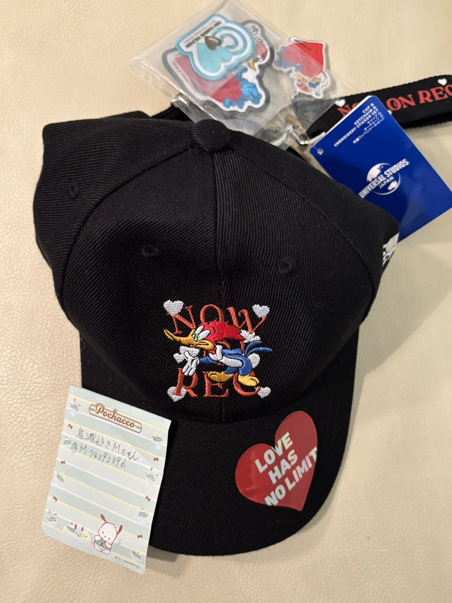 【限定】　USJ ユニバ コインパ　長谷川慎 チャリティー　帽子 キャップ USJ×コインパコラボ！長谷川慎も登場✨チャリティグッズ