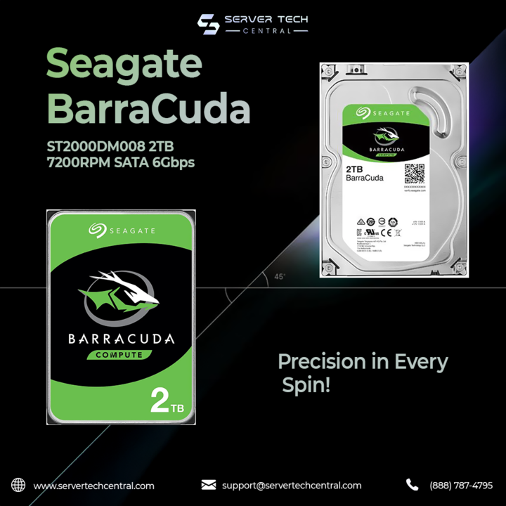 servertcentral's tweet photo. 🐟 Seagate Barracuda 2TB (7200RPM)
💽 Fast. Reliable. Everyday-ready.
 Precision in every spin.

#SeagateBarracuda 
#2TBStorage 
#HardDrive 
#ServerTechCentral https://t.co/JE9TE4xvw9