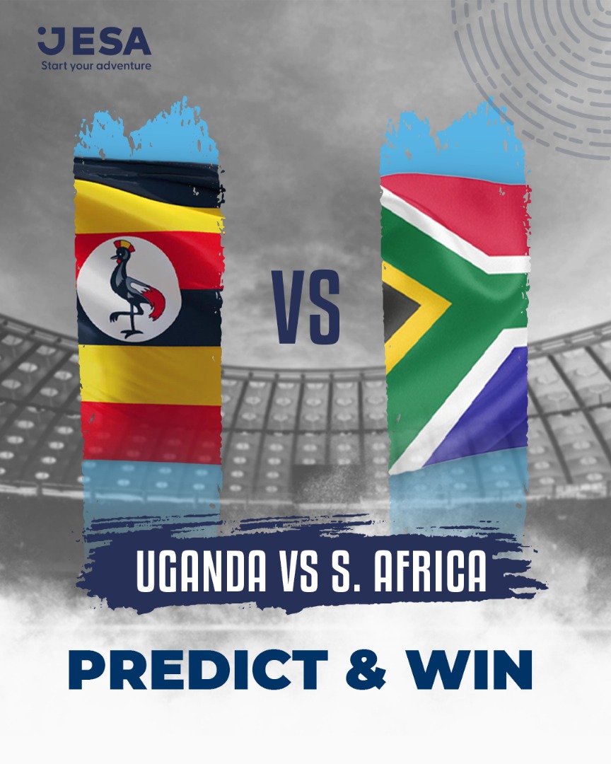Uganda vs South Africa — one team must win!

Share your correct prediction to stand a chance to win a carton of JESA Milk. 🥳
#JESAStartYourAdventure #AfricanFootball #CHAN2024