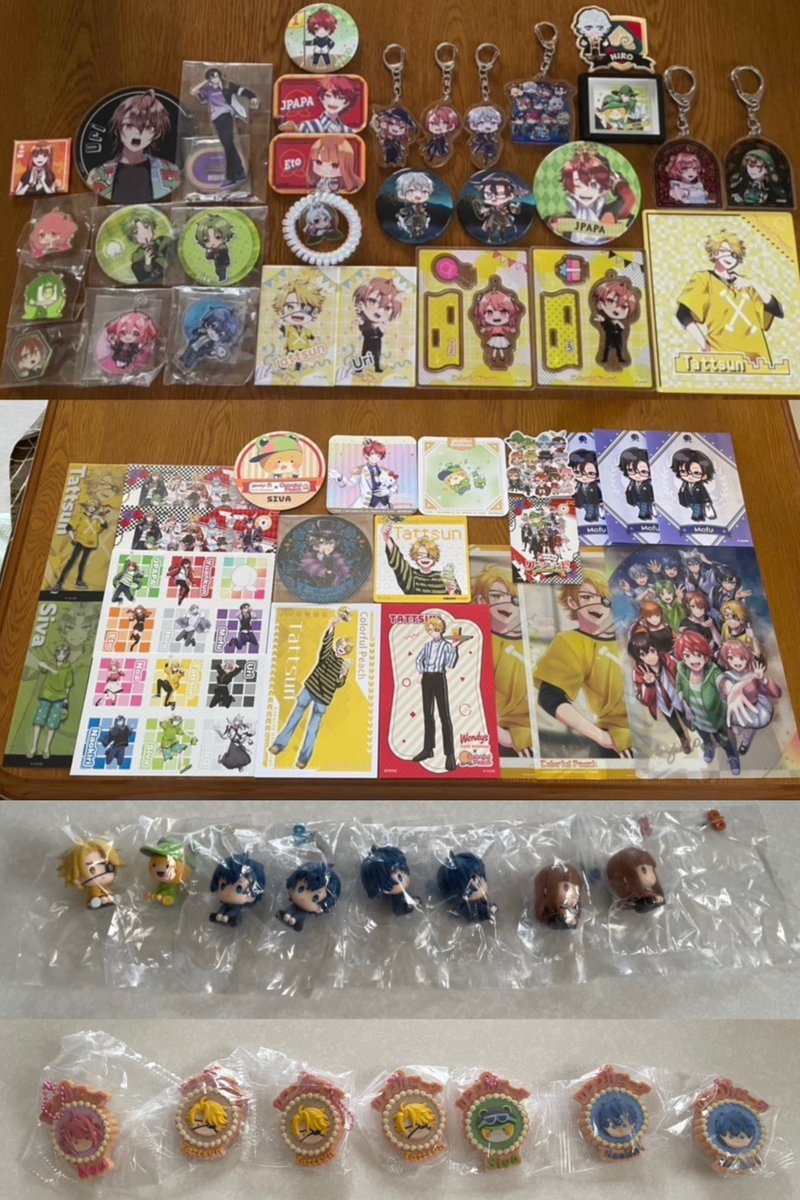 【からぴちグッズ交換・買取】

求)🦊さんグッズ、1枚目

譲)2〜4枚目、ワダランくじマグカップ⚡️、その他(求めているものを言っていただければ写真を提示します🙇‍♀️)

同種or異種交換、買取⭕️
郵送、当方からの買取❌
⚠️現地のみ(群馬県、8/23日本武道館)
#からぴちグッズ交換 #からぴちグッズ買取