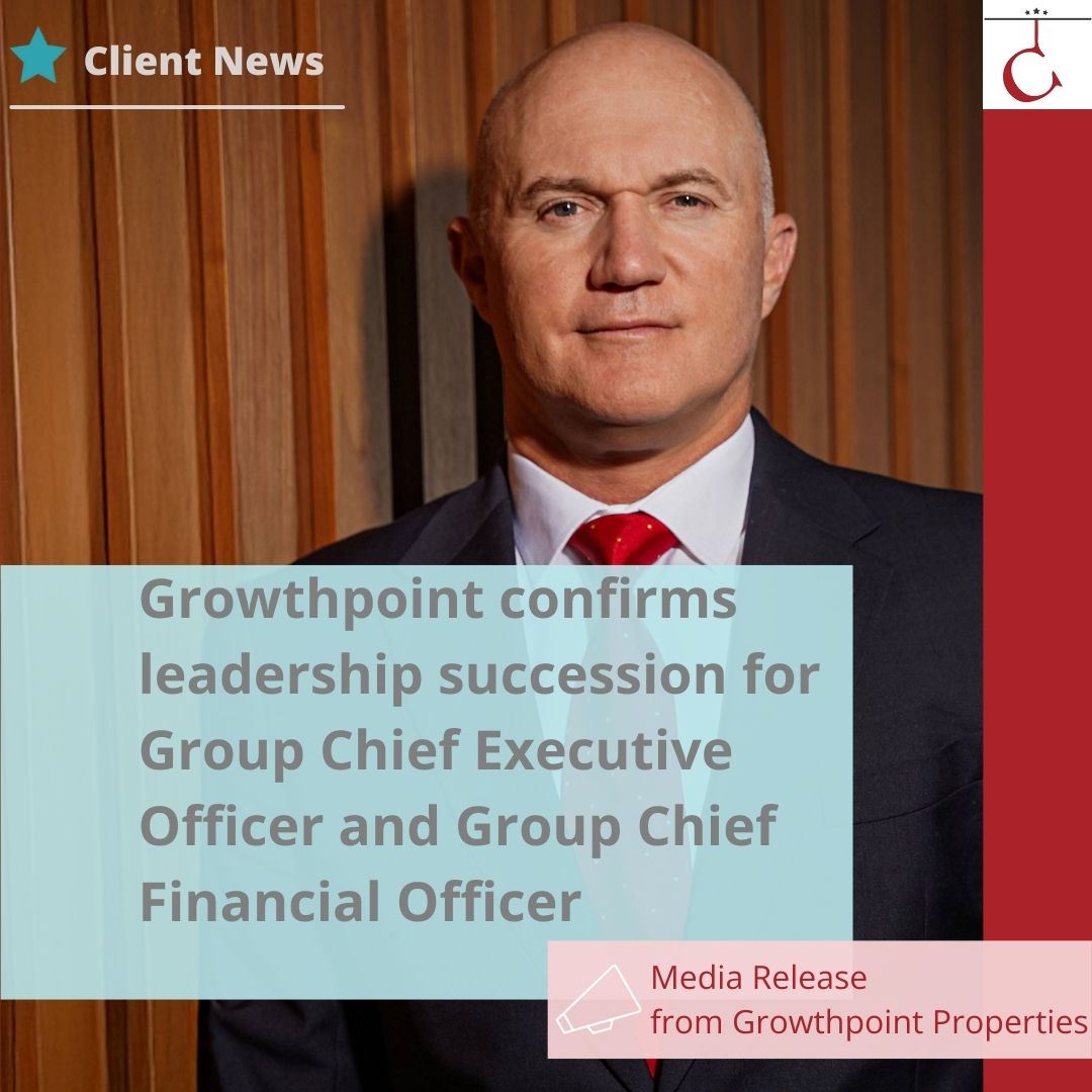WriteCatchwords's tweet image. 📢 @growthpoint announces new leadership appointments as part of the company’s long-term succession strategy.  

👉 Get the details: catchwords.prowly.com/418342-growthp…  

#LeadershipTransition #successionplanning #southafricanproperty #RealEstate  #SustainableGrowth #CEO  #CFO  #property