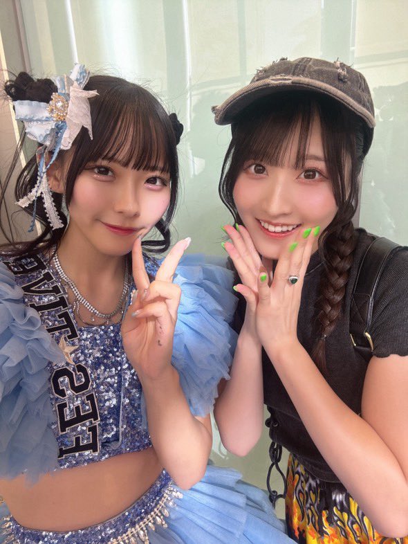 TIFでずっとずっと会いたかったきょんちゃんとお会いできました😭😭💚💚💚

一緒にお出かけするお約束、実現したいな🥹♩

💚<a href="/kyoka_moriya/">守屋亨香</a> 💚