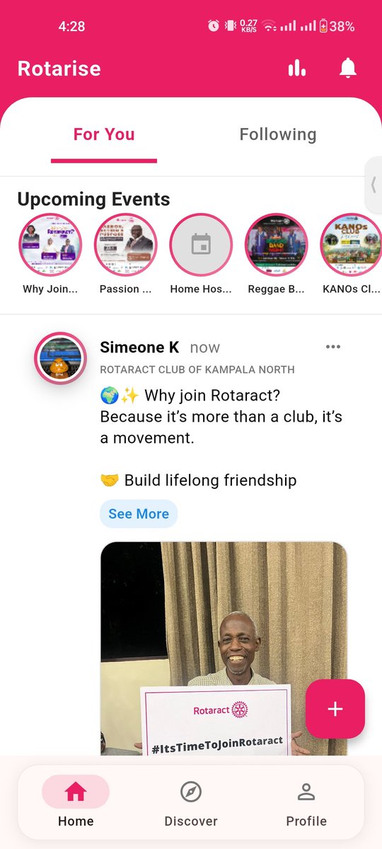 TheCrocGuy256's tweet photo. 🌍✨ A world of service, leadership &amp; friendship awaits!
From community impact to professional growth, Rotaract has it all.

📲 Download the Rotarise App to find and stay connected with a club near you  easily!

https://t.co/xqFAVN2hoy

#ItsTimeToJoinRotaract https://t.co/nEWBCkk3Da