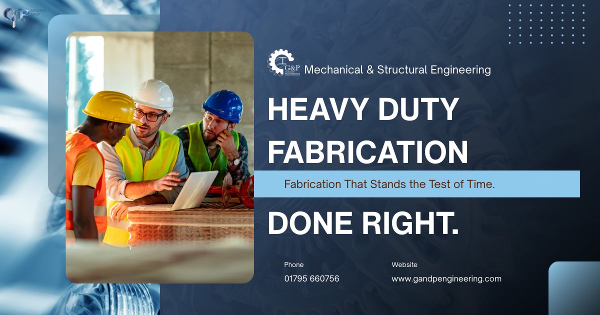 💥 G&amp;P Engineering: Solutions That Deliver 💥
Heavy fabrication, precision machining &amp; on-site engineering—done right, on time, every time.
🔧 gandpengineering.com
#Engineering #Fabrication #Precision