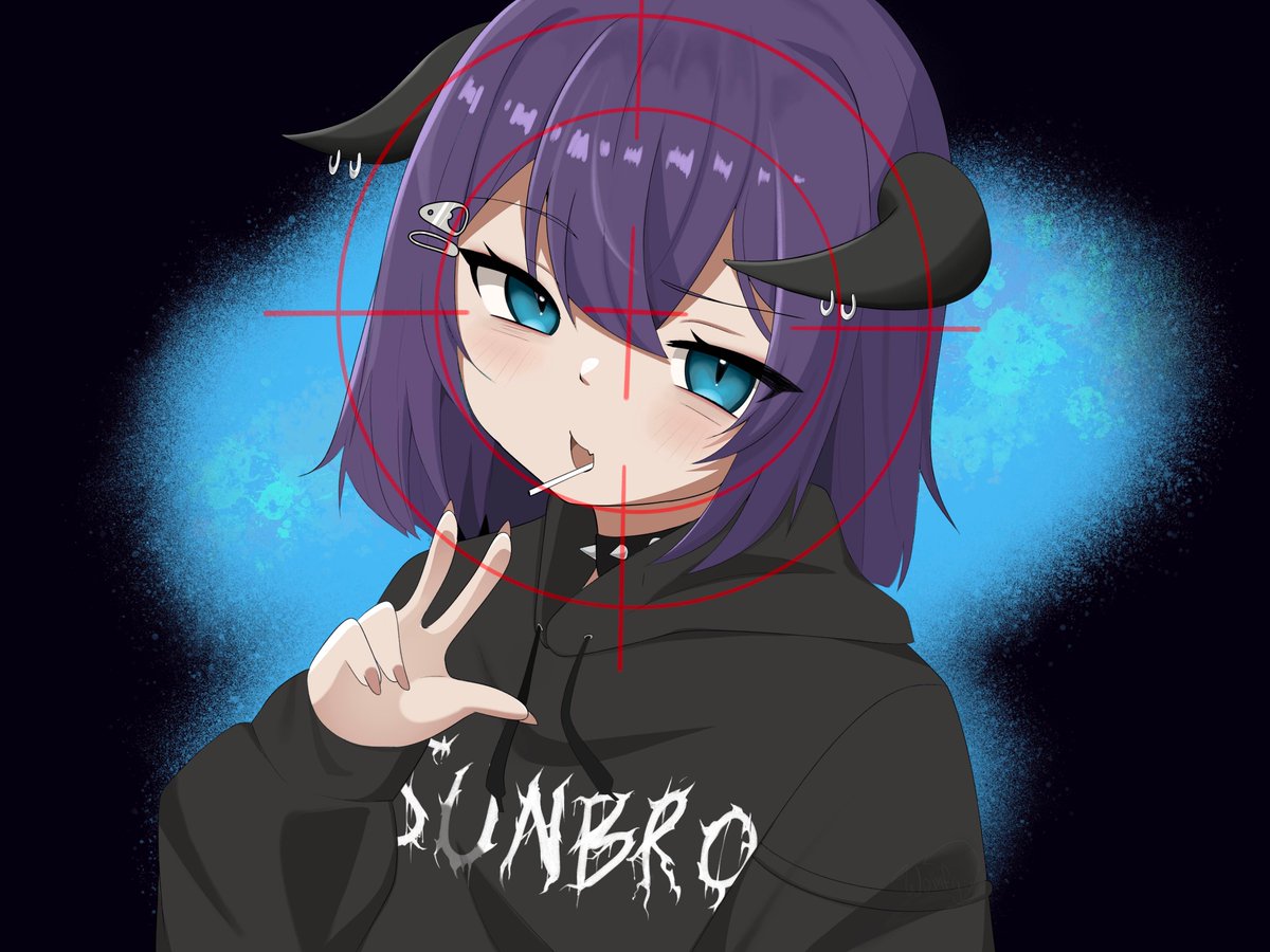 AAAAA I got my first fanart! Thank you soooo much <a href="/womfyy/">Womfy🌙💜</a> for this crazy piece! You're so sweeeet🥺💜