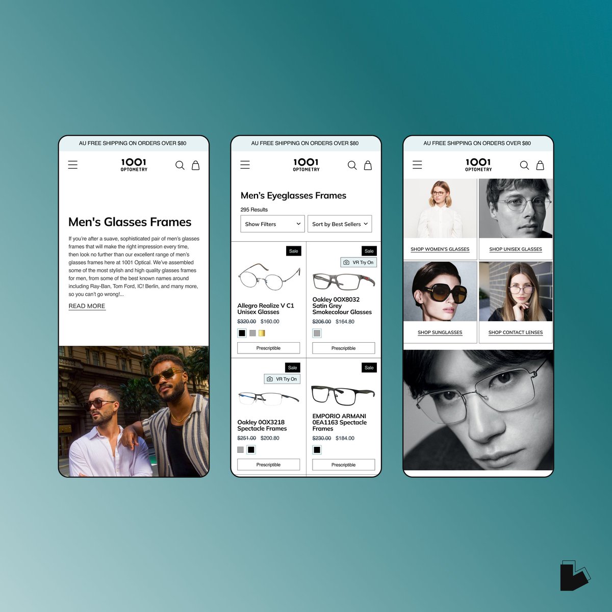 kinyemivek's tweet photo. The overarching goal of the 1001 Optometry product page redesign was to align both the product listing page and the product detail page with what new visitors, returning visitors, potential customers, and repeat customers want to see, ultimately driving a higher conversion rate. https://t.co/hHaEs2TVrv