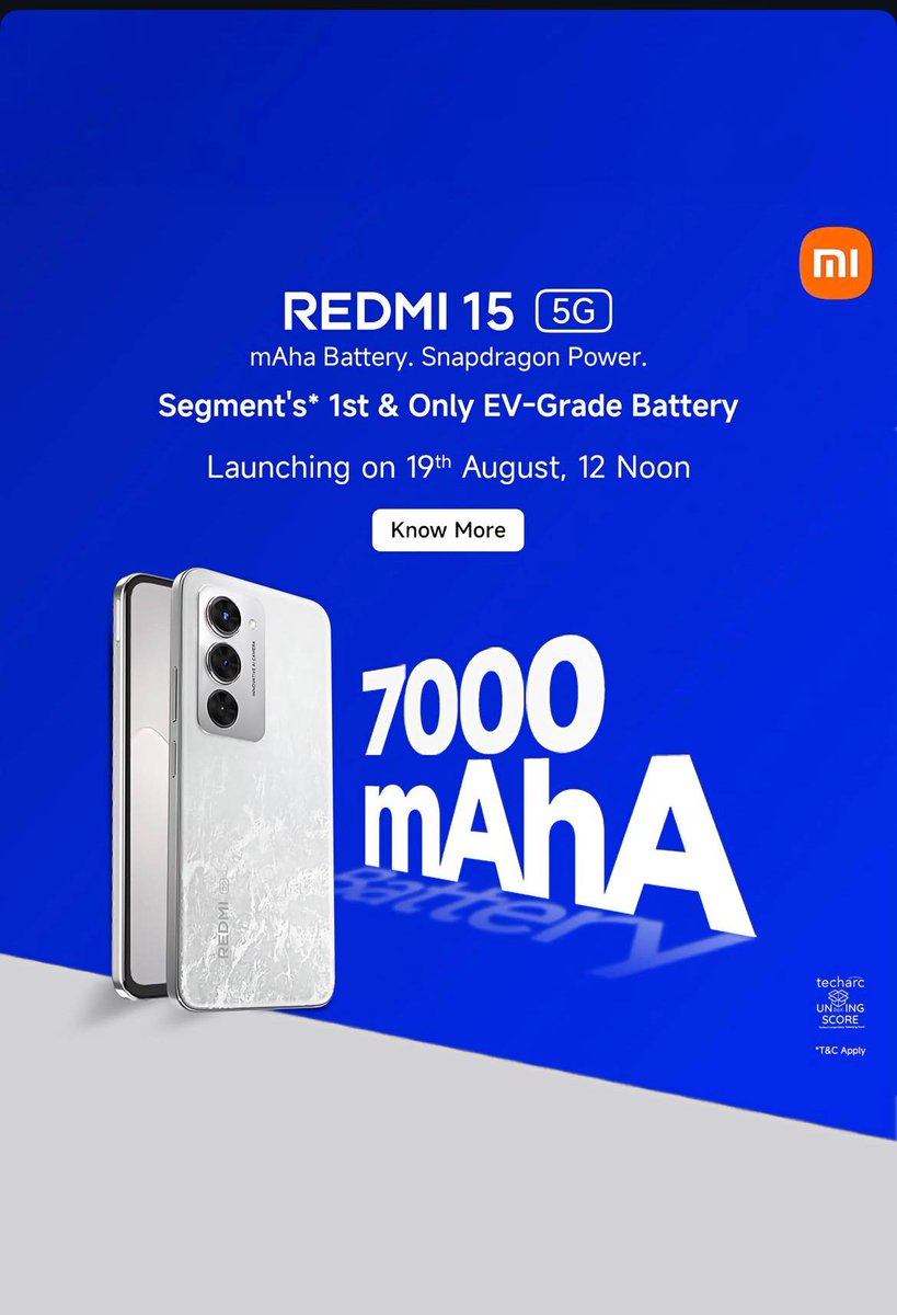 Androbranchind's tweet image. mAha battery ✅
No mAh battery ❌

#Redmi #AndroBranch