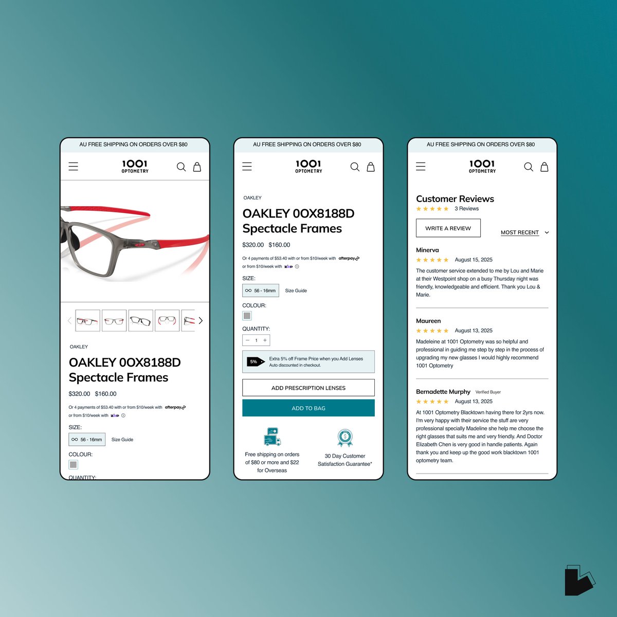 kinyemivek's tweet photo. The overarching goal of the 1001 Optometry product page redesign was to align both the product listing page and the product detail page with what new visitors, returning visitors, potential customers, and repeat customers want to see, ultimately driving a higher conversion rate. https://t.co/hHaEs2TVrv