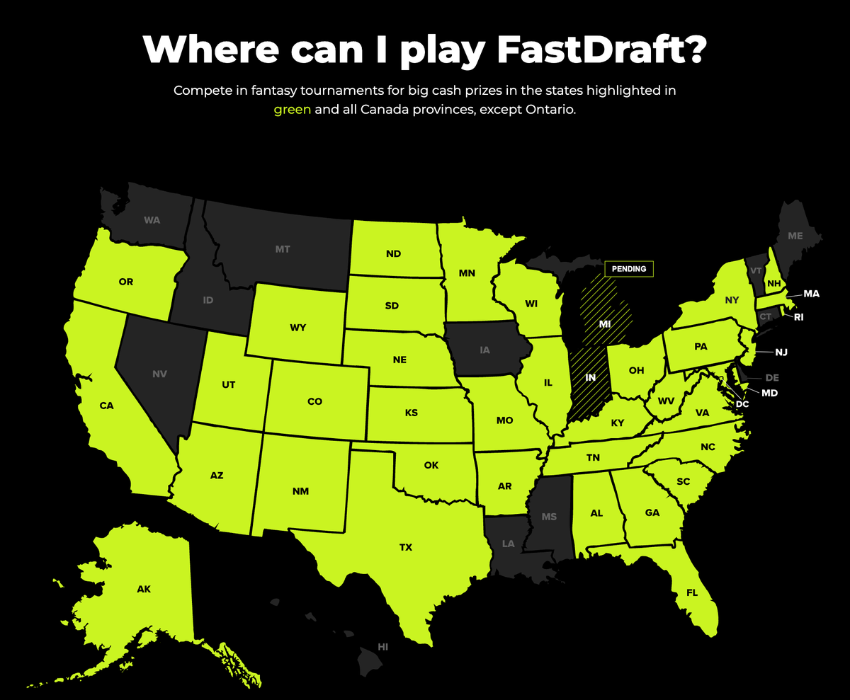 Andy Blake (@ffatrain) on Twitter photo If you're curious about where you can play <a href="/fastdraftapp/">FastDraft Fantasy</a>, here is a list. Jump on today and use the promo code POWER. If you're curious about where you can play <a href="/fastdraftapp/">FastDraft Fantasy</a>, here is a list. Jump on today and use the promo code POWER.