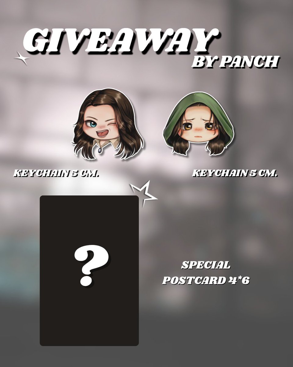 Pls RT | Give away by ไอ่พั้นช์🐶🥺

｡⁠*ﾟ⁠+ 21 Set ｡⁠*ﾟ⁠+
Shopping 45฿ (Thai Address)

🍅 Keychain 5 cm🍅
🍅 Special Postcard 4*6🍅
★ GG from 26 August 08:30 PM  ★  

#AGATHARIO