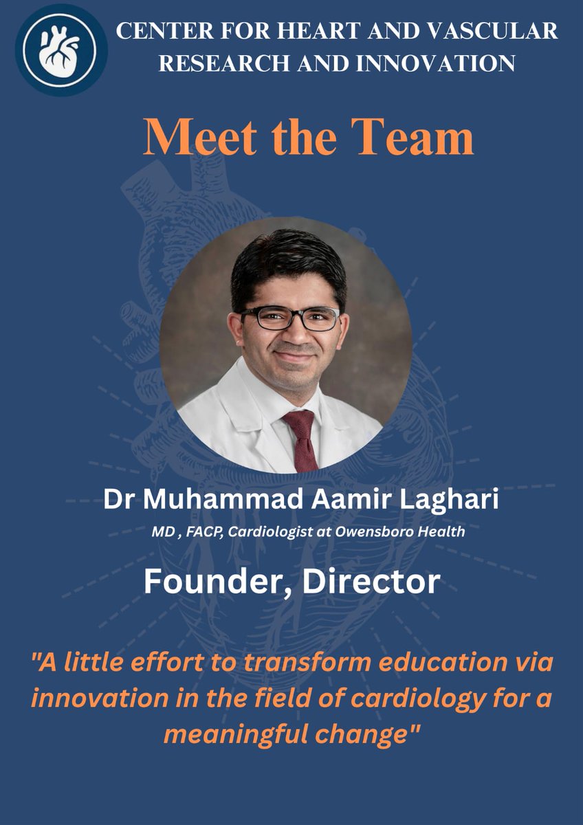 Center for Heart & Vascular Research & Innovation (@chvresearch) on Twitter photo ๐ ๐ฒ๐ฒ๐ ๐ผ๐๐ฟ ๐๐ผ๐๐ป๐ฑ๐ฒ๐ฟ
<a href="/DrAamirLaghari/">Aamir Laghari , MD, FACP</a> , the driving force behind the Center for Heart & Vascular Research and Innovation. With a vision to drive impactful cardiovascular research and innovation, he leads CHVRI toward meaningful change.
#CHVRI #Innovation #Cardiology ๐ ๐ฒ๐ฒ๐ ๐ผ๐๐ฟ ๐๐ผ๐๐ป๐ฑ๐ฒ๐ฟ
<a href="/DrAamirLaghari/">Aamir Laghari , MD, FACP</a> , the driving force behind the Center for Heart & Vascular Research and Innovation. With a vision to drive impactful cardiovascular research and innovation, he leads CHVRI toward meaningful change.
#CHVRI #Innovation #Cardiology